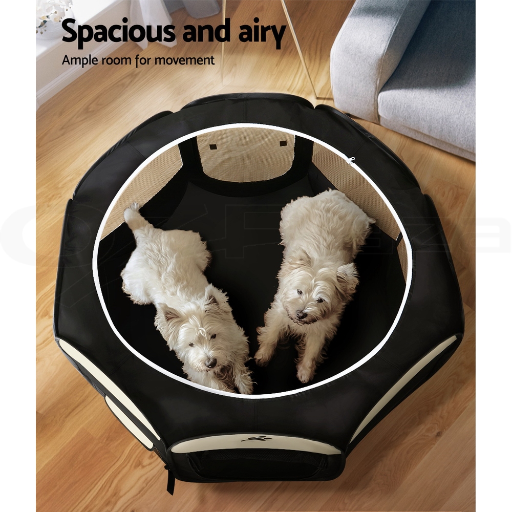 i.Pet Pet Dog Playpen Enclosure Cage 8 Panel Puppy Fence Play Pen Foldable Metal - Picture 91 of 97