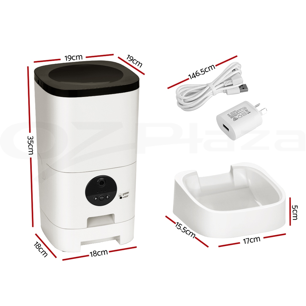 i.Pet Automatic Pet Feeder Dog Cat Feeder Camera Wifi Smart Auto Food Dispenser - Picture 19 of 35
