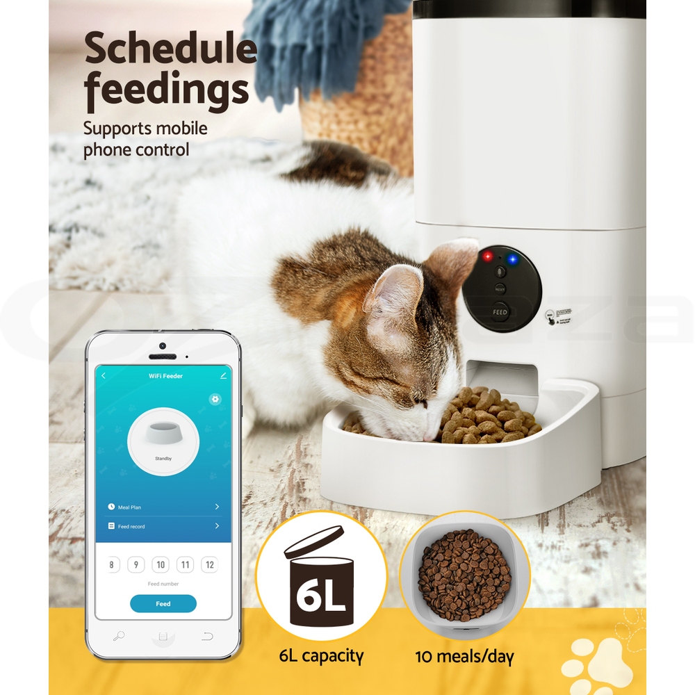 i.Pet Automatic Pet Feeder Dog Cat Feeder Camera Wifi Smart Auto Food Dispenser - Picture 24 of 35