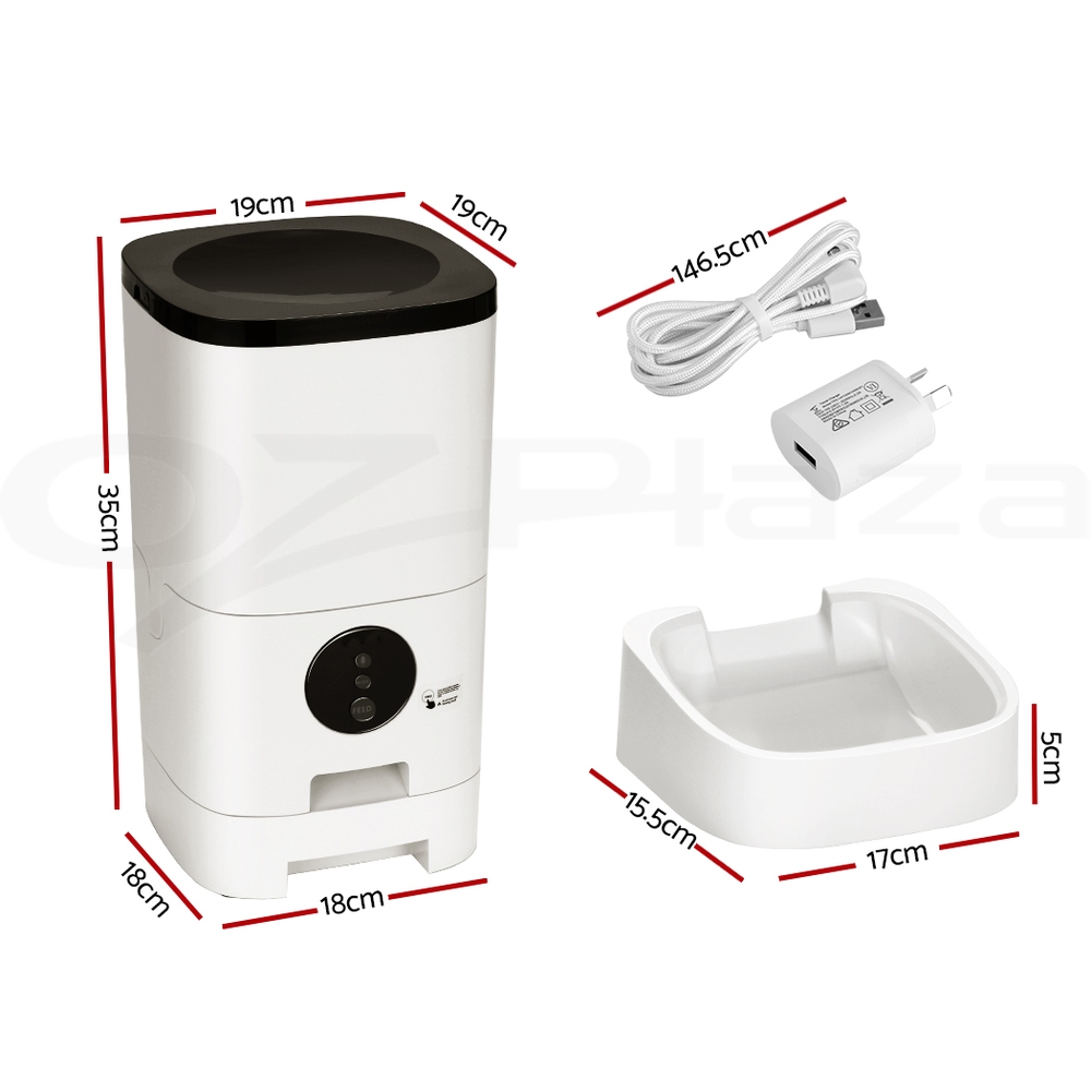 i.Pet Automatic Pet Feeder Dog Cat Feeder Camera Wifi Smart Auto Food Dispenser - Picture 26 of 35
