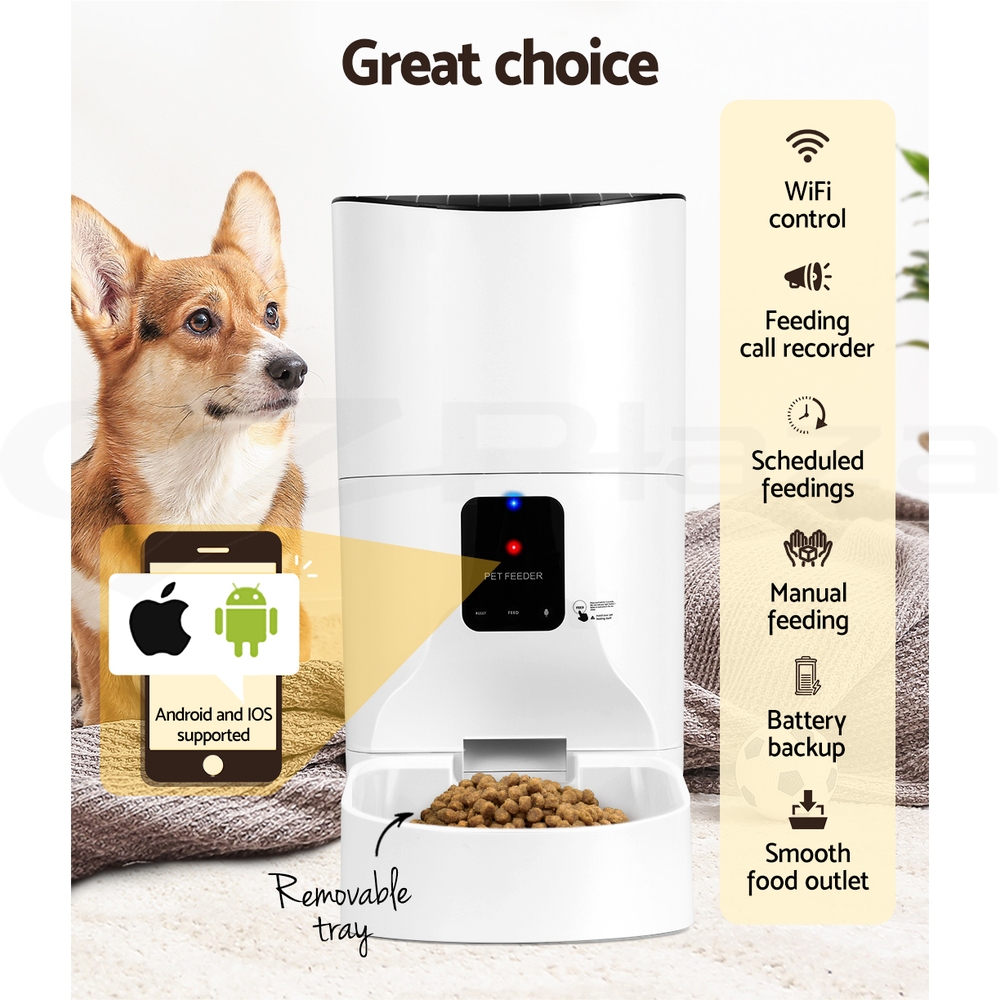i.Pet Automatic Pet Feeder Dog Cat Feeder Camera Wifi Smart Auto Food Dispenser - Picture 29 of 35
