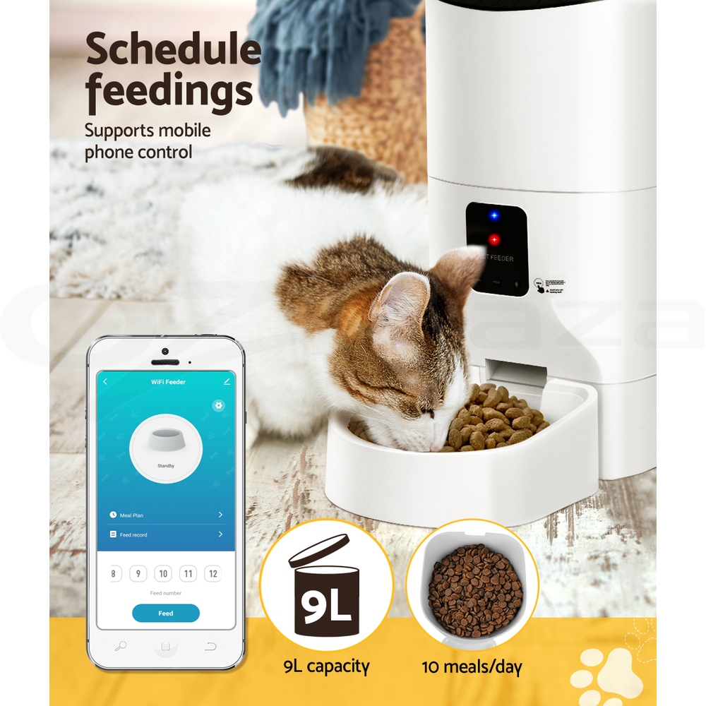 i.Pet Automatic Pet Feeder Dog Cat Feeder Camera Wifi Smart Auto Food Dispenser - Picture 32 of 35