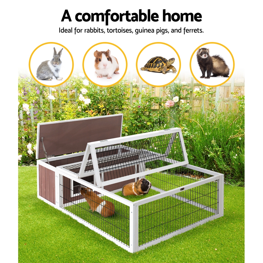 i.Pet Chicken Coop Rabbit Hutch Large Extra Large Hutches Wooden House Run Cage - Picture 33 of 190