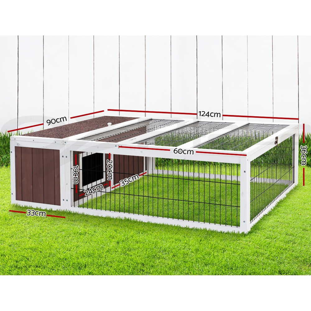 i.Pet Chicken Coop Rabbit Hutch Large Extra Large Hutches Wooden House Run Cage - Picture 37 of 190