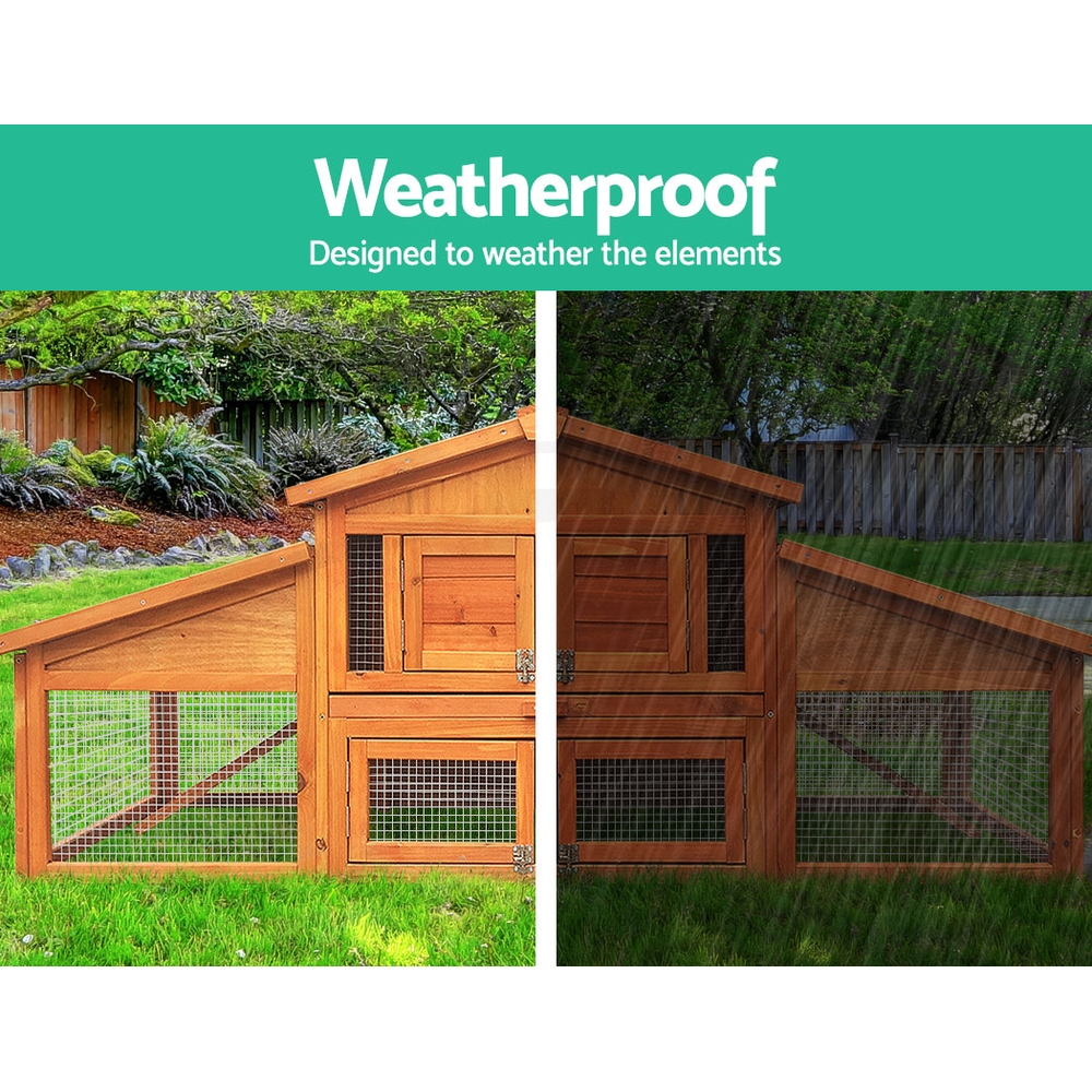 i.Pet Chicken Coop Rabbit Hutch Large Extra Large Hutches Wooden House Run Cage - Picture 99 of 190