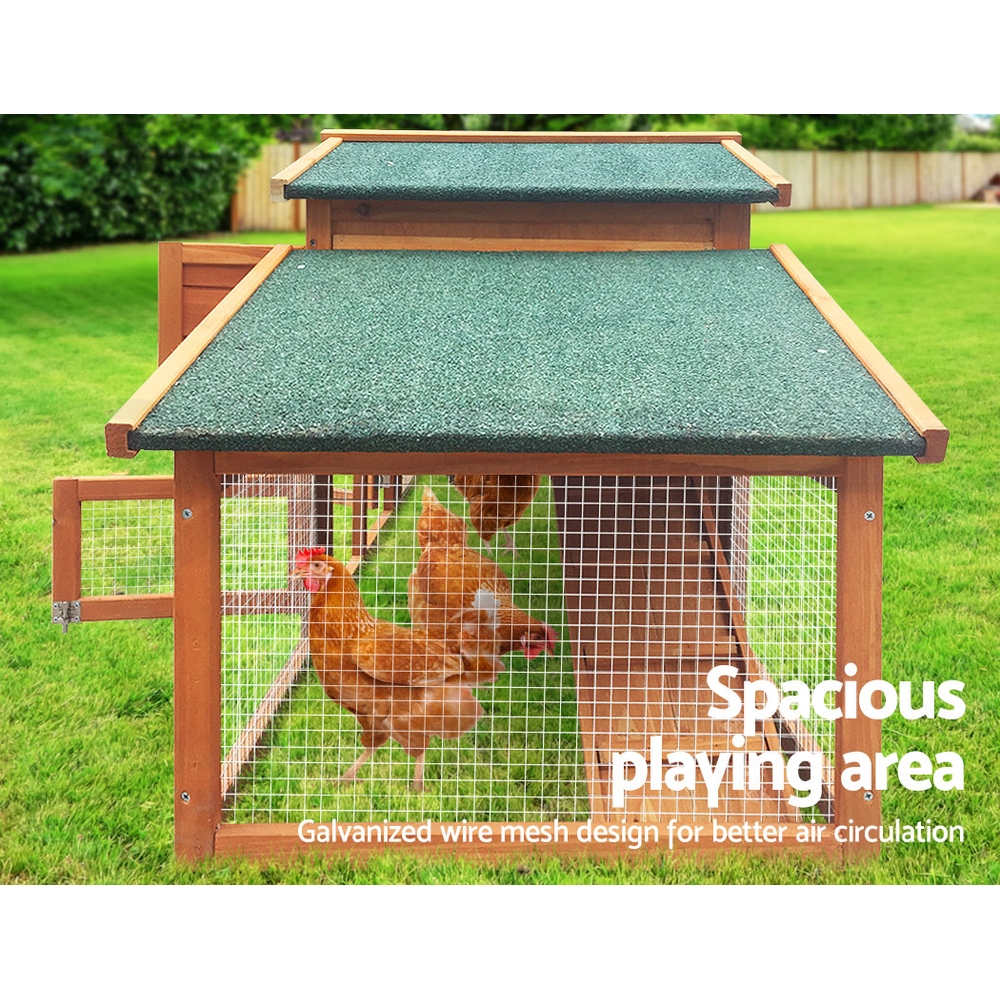 i.Pet Chicken Coop Rabbit Hutch Large Extra Large Hutches Wooden House Run Cage - Picture 100 of 190