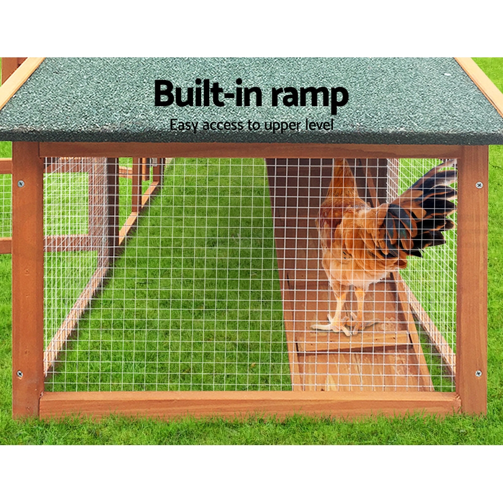 i.Pet Chicken Coop Rabbit Hutch Large Extra Large Hutches Wooden House Run Cage - Picture 102 of 190