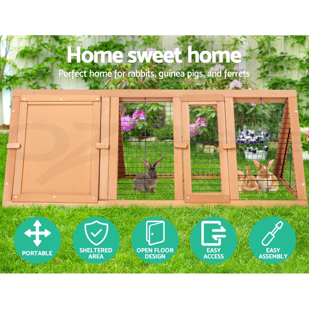 i.Pet Chicken Coop Rabbit Hutch Large Extra Large Hutches Wooden House Run Cage - Picture 24 of 190