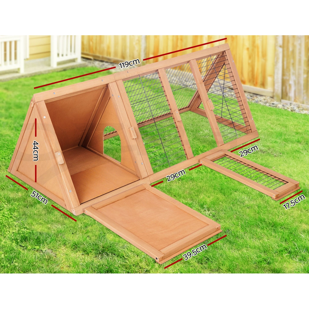 i.Pet Chicken Coop Rabbit Hutch Large Extra Large Hutches Wooden House Run Cage - Picture 29 of 190