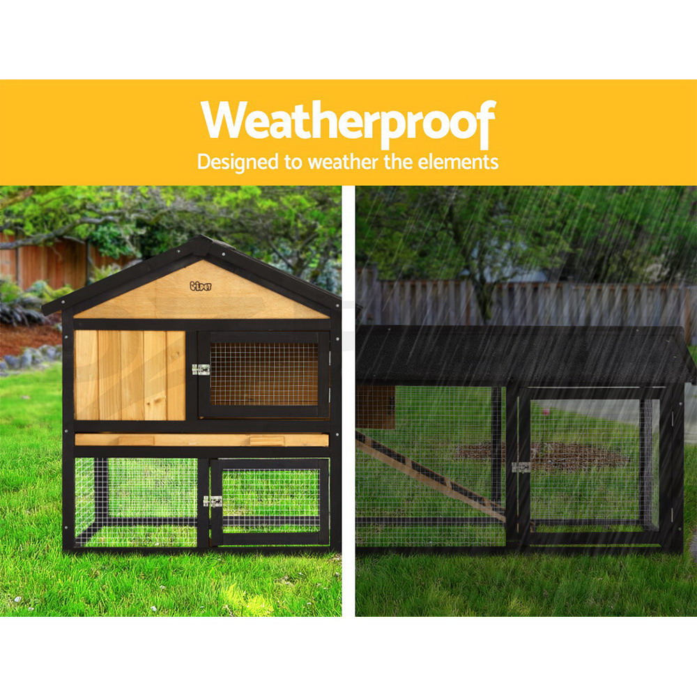 i.Pet Chicken Coop Rabbit Hutch Large Extra Large Hutches Wooden House Run Cage - Picture 80 of 190