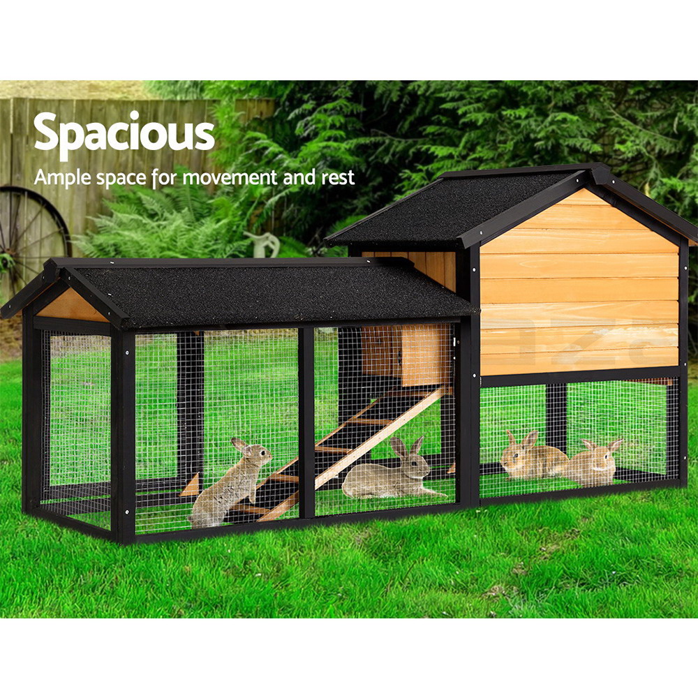 i.Pet Chicken Coop Rabbit Hutch Large Extra Large Hutches Wooden House Run Cage - Picture 81 of 190