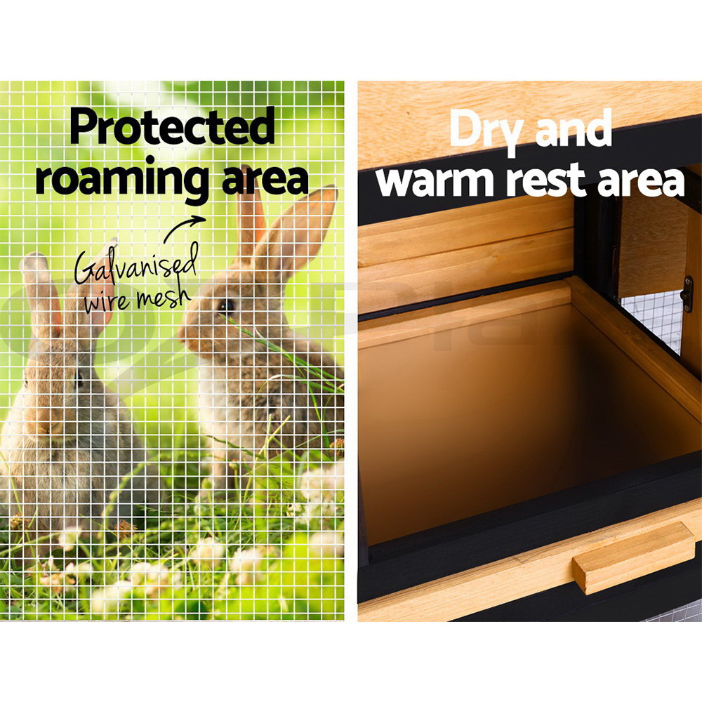 i.Pet Chicken Coop Rabbit Hutch Large Extra Large Hutches Wooden House Run Cage - Picture 82 of 190