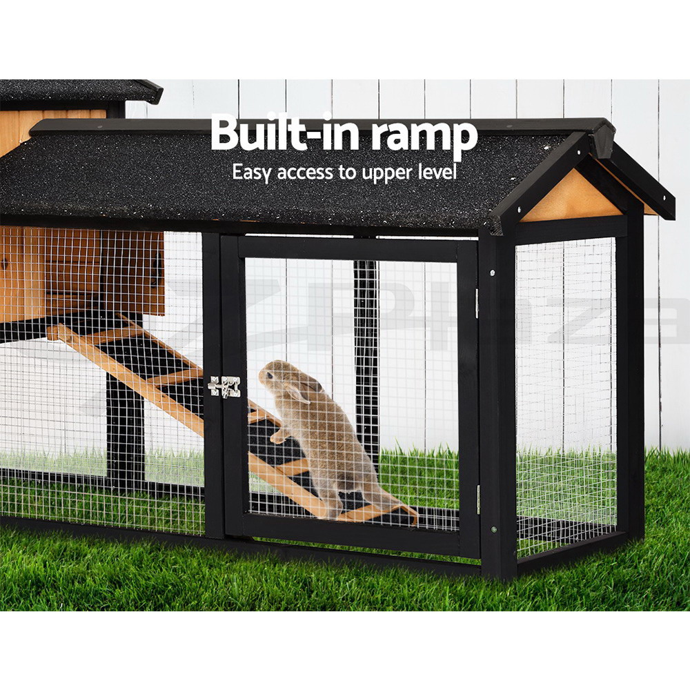 i.Pet Chicken Coop Rabbit Hutch Large Extra Large Hutches Wooden House Run Cage - Picture 83 of 190