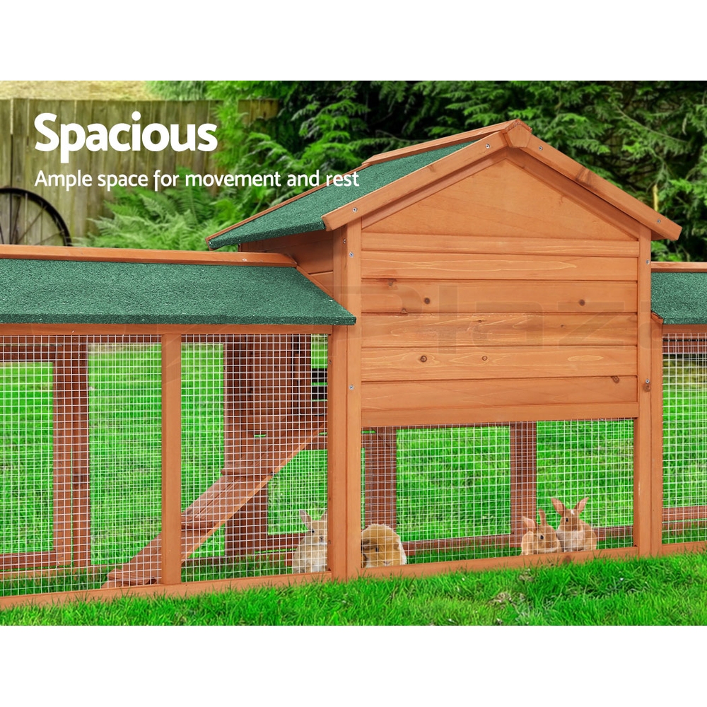 i.Pet Chicken Coop Rabbit Hutch Large Extra Large Hutches Wooden House Run Cage - Picture 121 of 190