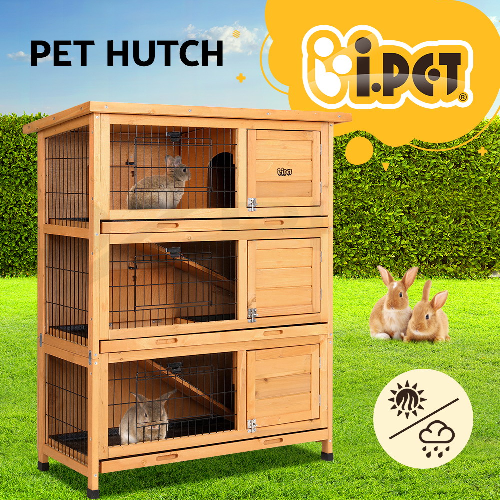 i.Pet Chicken Coop Rabbit Hutch Large Extra Large Hutches Wooden House Run Cage - Picture 156 of 190