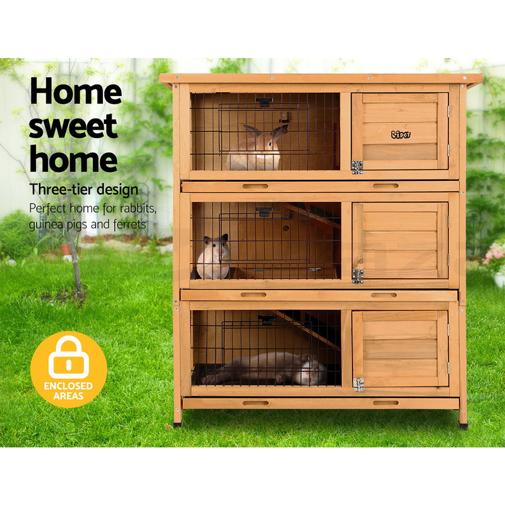 i.Pet Chicken Coop Rabbit Hutch Large Extra Large Hutches Wooden House Run Cage - Picture 158 of 190