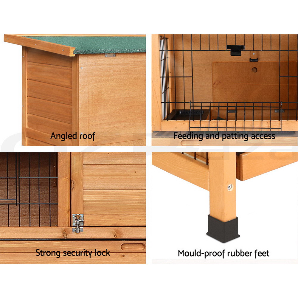 i.Pet Chicken Coop Rabbit Hutch Large Extra Large Hutches Wooden House Run Cage - Picture 161 of 190