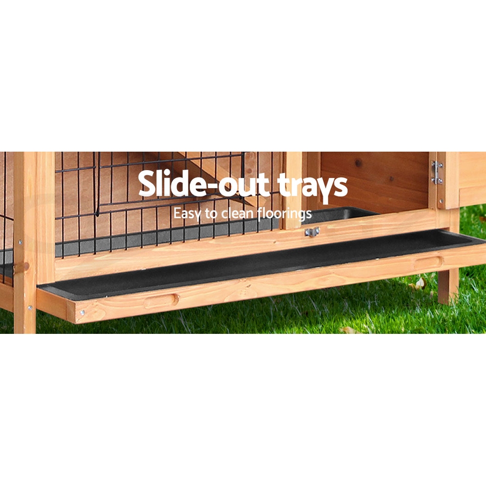 i.Pet Chicken Coop Rabbit Hutch Large Extra Large Hutches Wooden House Run Cage - Picture 140 of 190