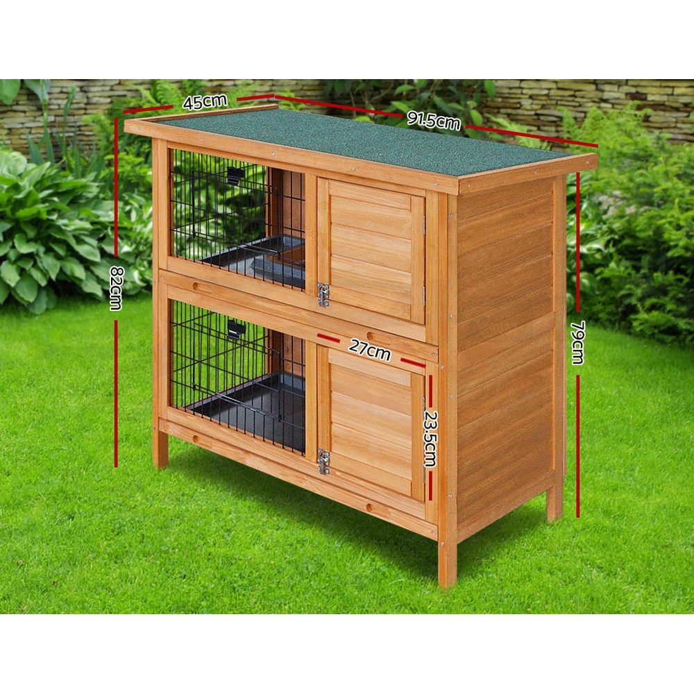 i.Pet Chicken Coop Rabbit Hutch Large Extra Large Hutches Wooden House Run Cage - Picture 142 of 190