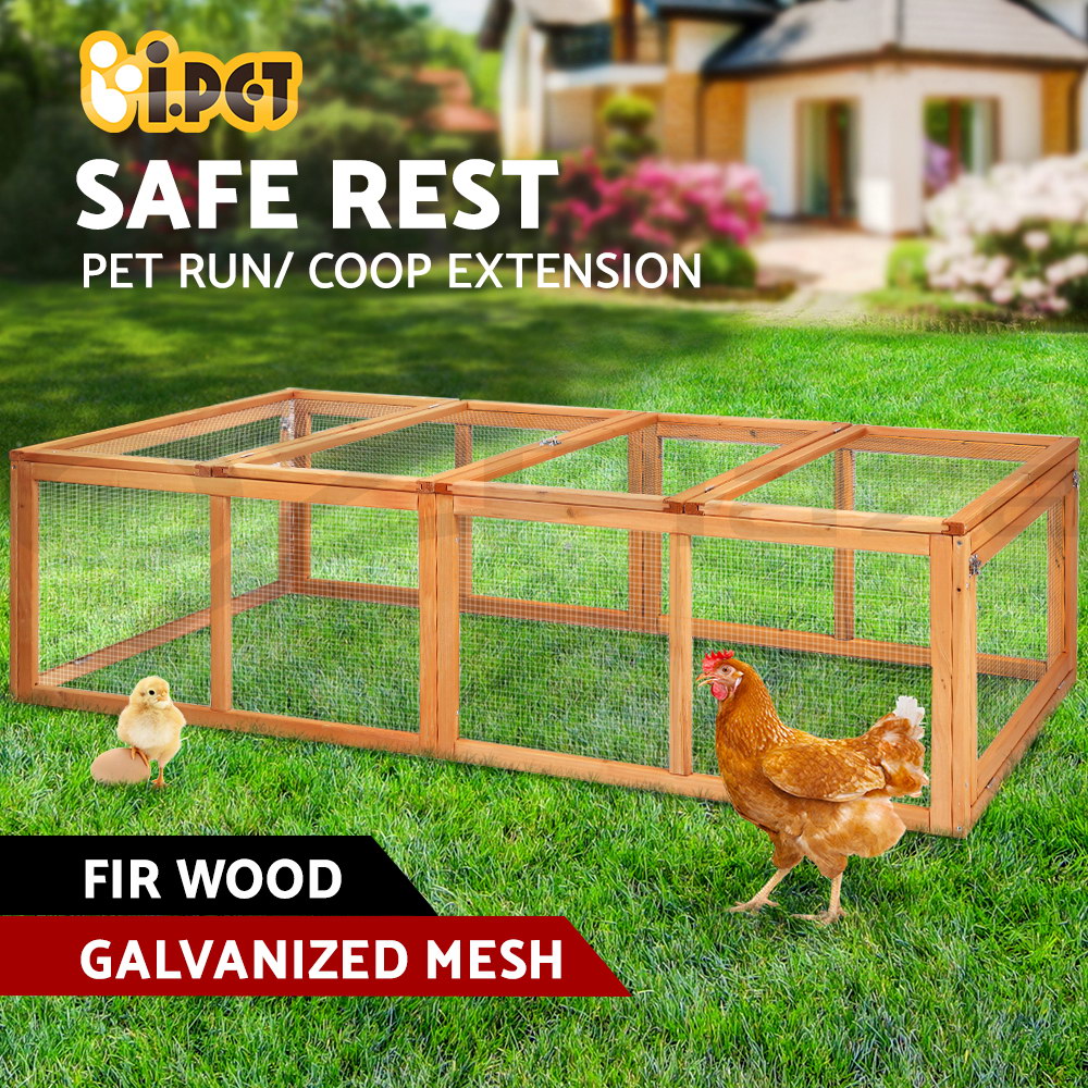 i.Pet Chicken Coop Rabbit Hutch Large Extra Large Hutches Wooden House Run Cage - Picture 106 of 190