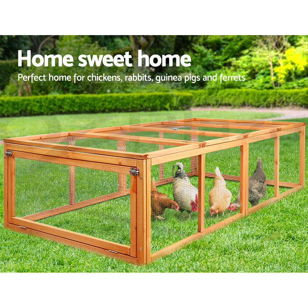 i.Pet Chicken Coop Rabbit Hutch Large Extra Large Hutches Wooden House Run Cage - Picture 108 of 190
