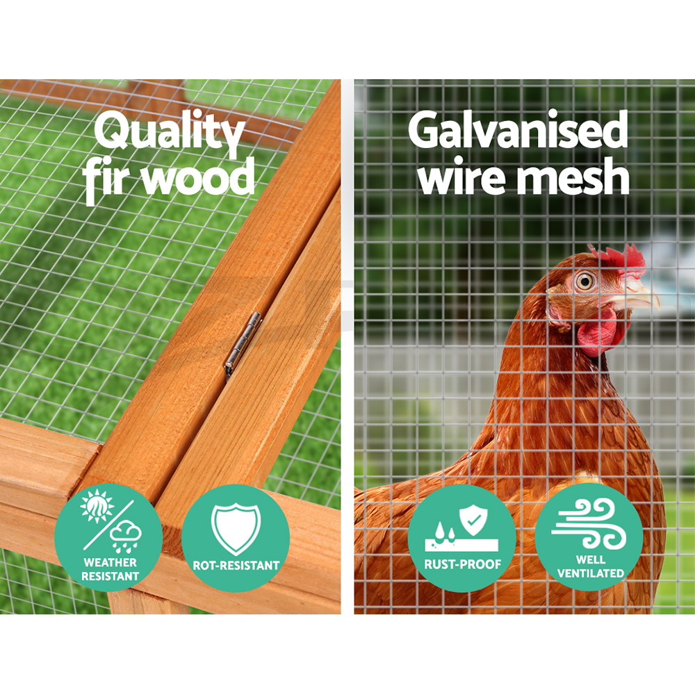 i.Pet Chicken Coop Rabbit Hutch Large Extra Large Hutches Wooden House Run Cage - Picture 109 of 190