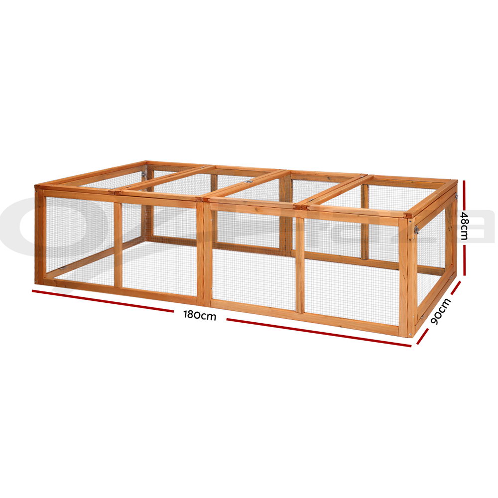 i.Pet Chicken Coop Rabbit Hutch Large Extra Large Hutches Wooden House Run Cage - Picture 113 of 190