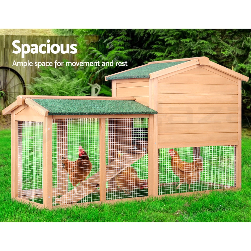 i.Pet Chicken Coop Rabbit Hutch Large Extra Large Hutches Wooden House Run Cage - Picture 43 of 190