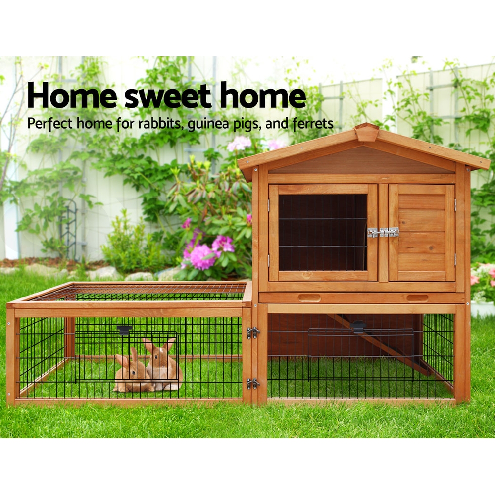 i.Pet Chicken Coop Rabbit Hutch Large Extra Large Hutches Wooden House Run Cage - Picture 67 of 190
