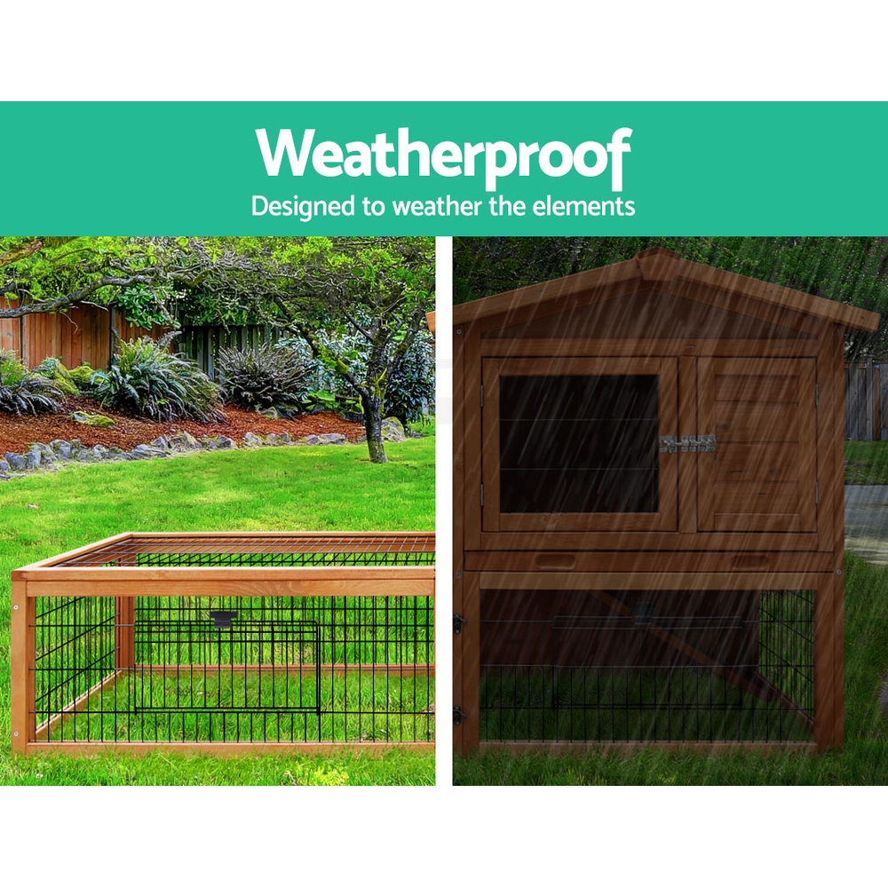 i.Pet Chicken Coop Rabbit Hutch Large Extra Large Hutches Wooden House Run Cage - Picture 69 of 190