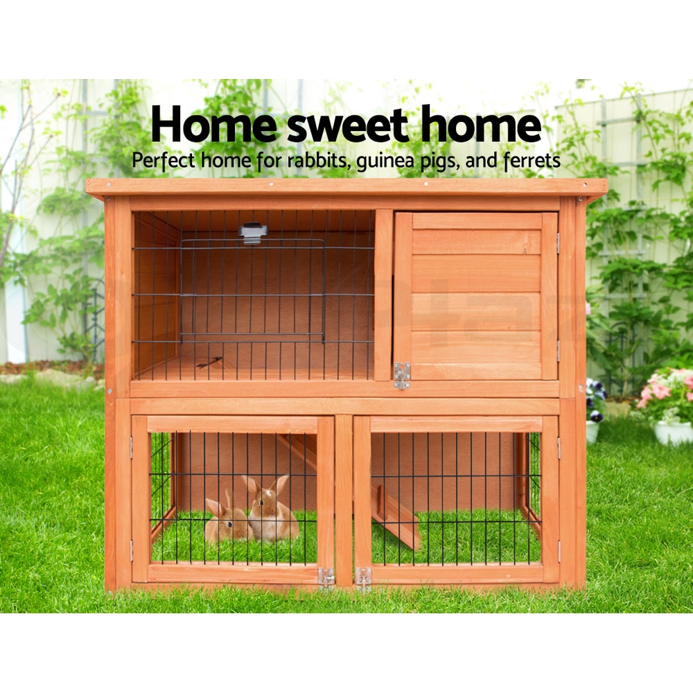 i.Pet Chicken Coop Rabbit Hutch Large Extra Large Hutches Wooden House Run Cage - Picture 167 of 190
