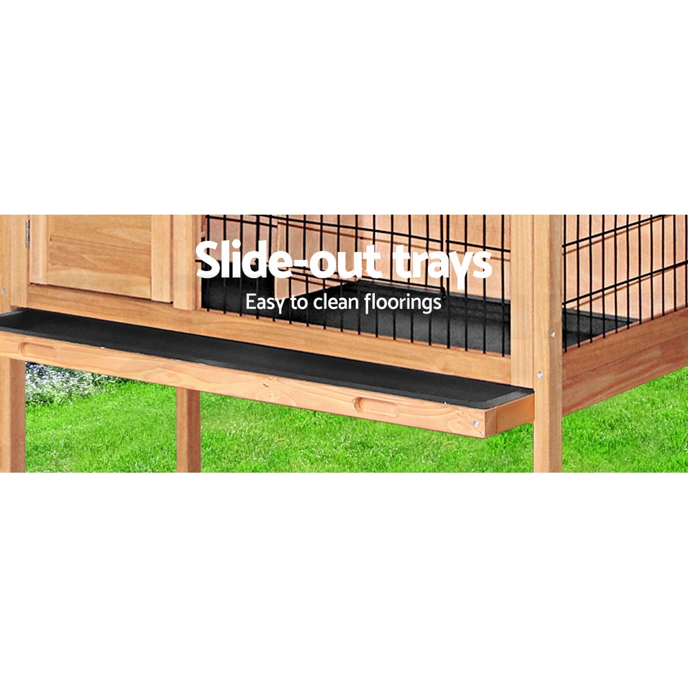 i.Pet Chicken Coop Rabbit Hutch Large Extra Large Hutches Wooden House Run Cage - Picture 151 of 190
