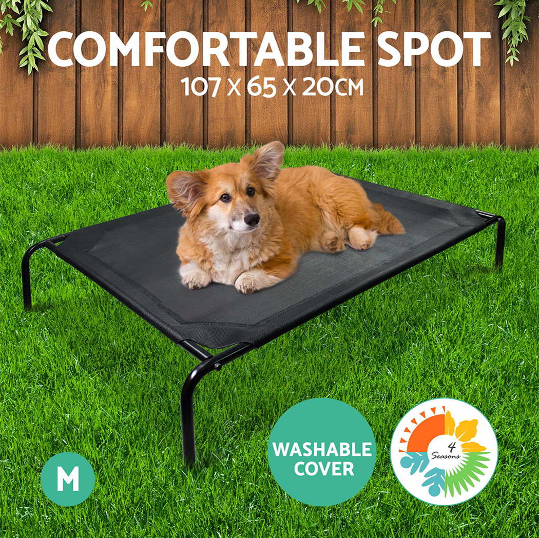 i.Pet Pet Bed Trampoline Dog Puppy Cat Heavy Duty Hammock Summer Mesh