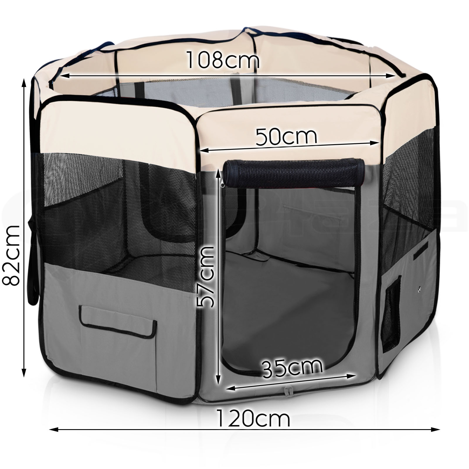 i.Pet Pet Soft Playpen Dog Cat Puppy Play Crate Cage Tent Portable XL