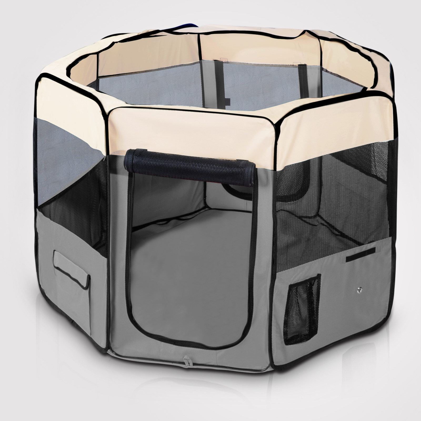 Pet Playpen Dog Soft Crate Cat Exercise Cage Tent Travel Puppy Portable