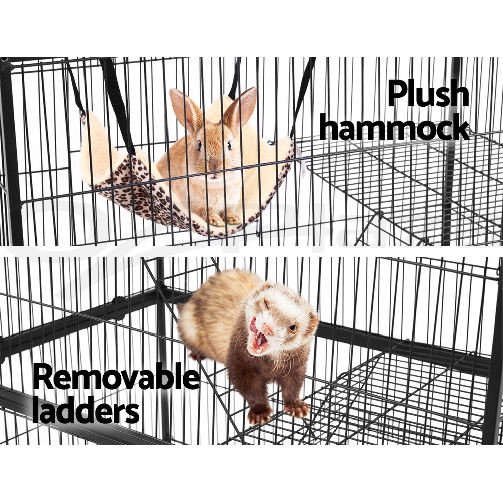 i.Pet Rabbit Cage Hutch Indoor Guinea Pig Pet Cage Ferret Carrier Bunny Outdoor - Picture 32 of 36