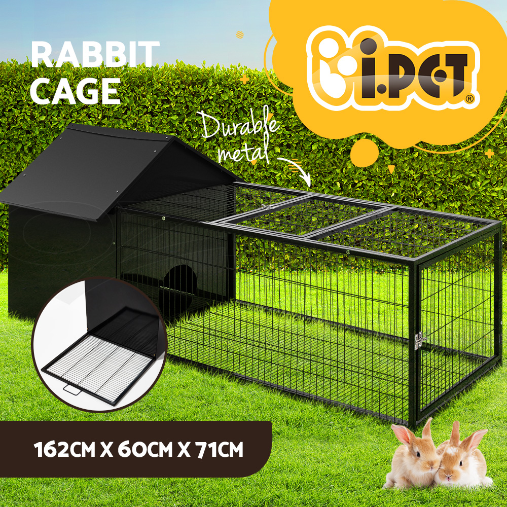 i.Pet Rabbit Cage Hutch Indoor Guinea Pig Pet Cage Ferret Carrier Bunny Outdoor - Picture 26 of 36
