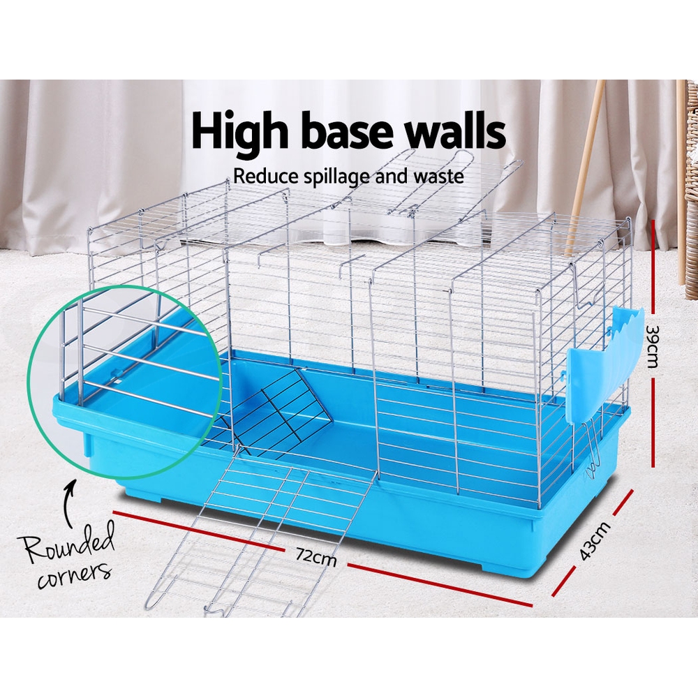 i.Pet Rabbit Cage Hutch Indoor Guinea Pig Pet Cage Ferret Carrier Bunny Outdoor - Picture 13 of 36