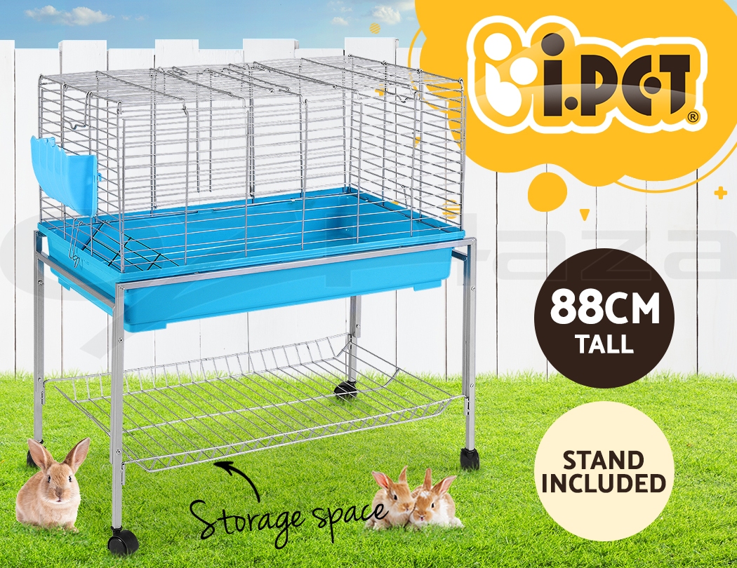 i.Pet Rabbit Cage Hutch Cages Indoor Hamster Enclosure Bunnings Carrier