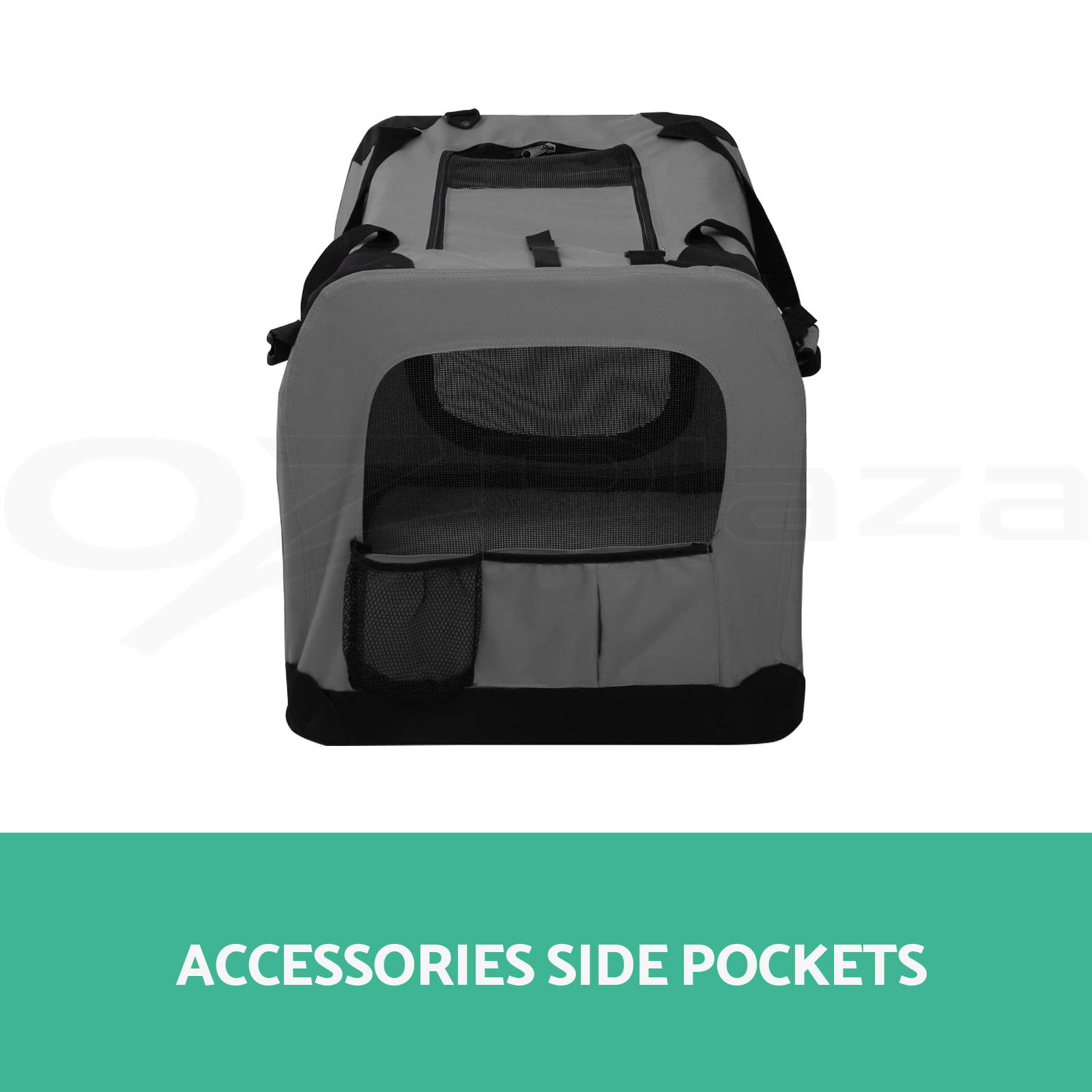 i.Pet Pet Soft Crate Dog Cat Portable Carrier Travel Cage Foldable Large GR Bag - Picture 6 of 11