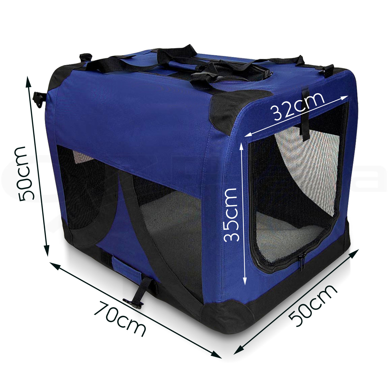 i.Pet Pet Soft Crate Portable Dog Cat Carrier Travel Cage Kennel