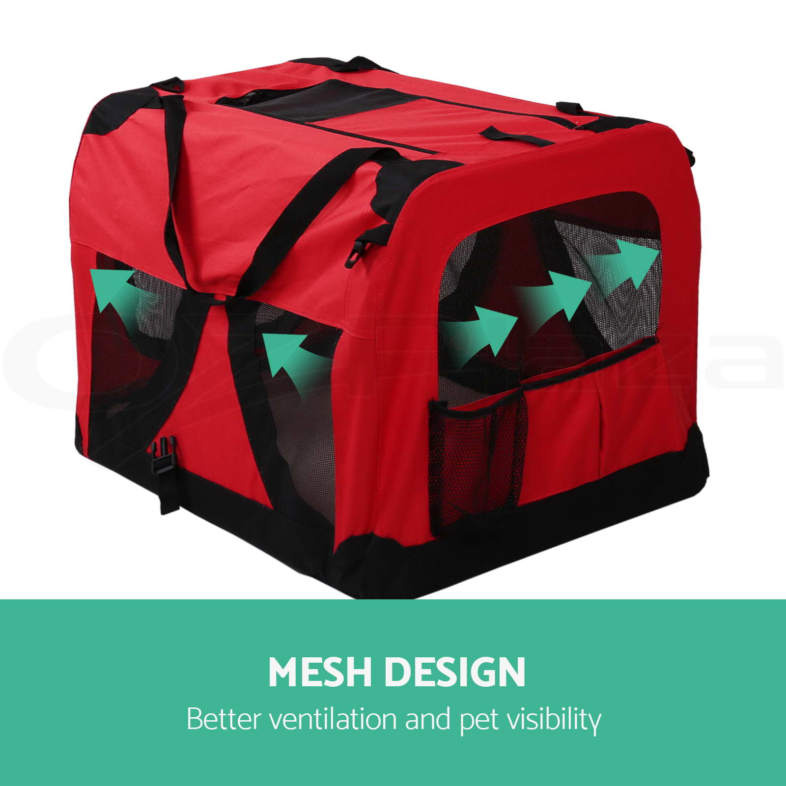 i.Pet Pet Soft Crate Dog Cat Portable Carrier Cage Kennel Folding XXXL