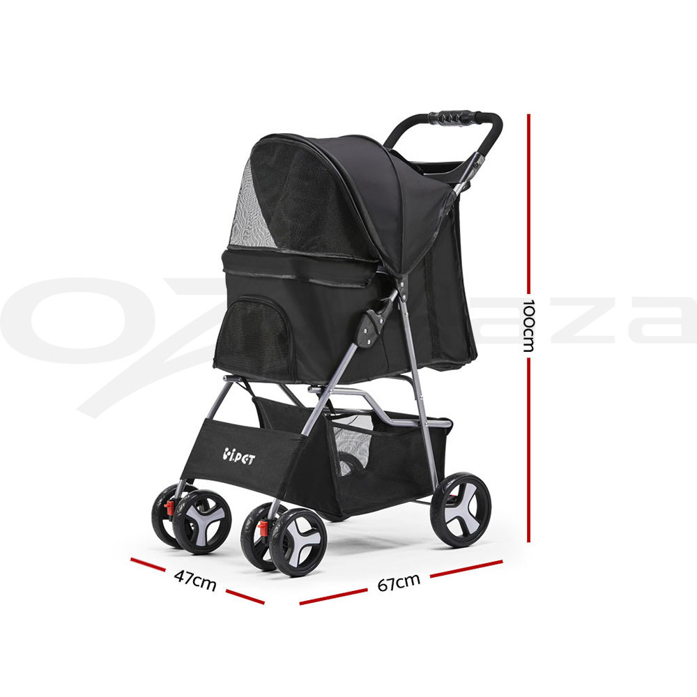 i.Pet Pet Stroller Pram Large Dog Cat Carrier Travel Pushchair Foldable 3/4Wheel - Picture 27 of 27