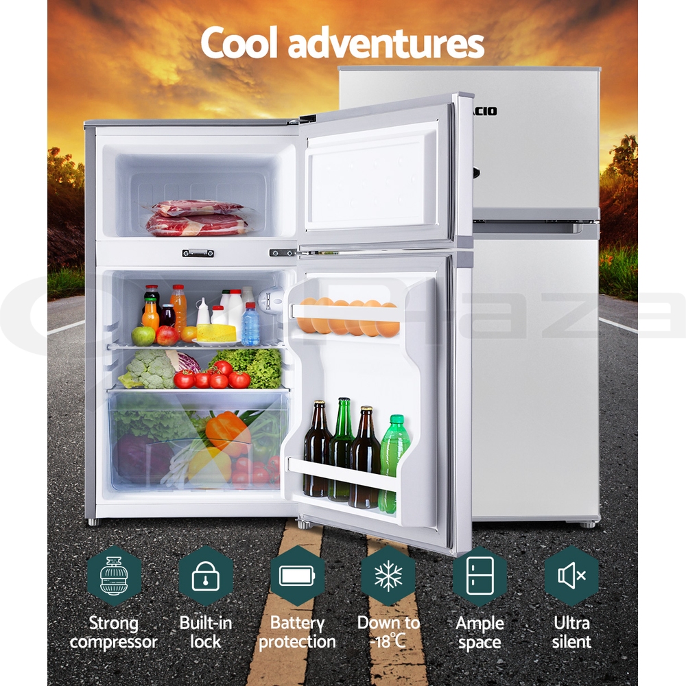 Glacio 65L Portable Fridge Bar Freezer Cooler Upright 12V/24V/240V