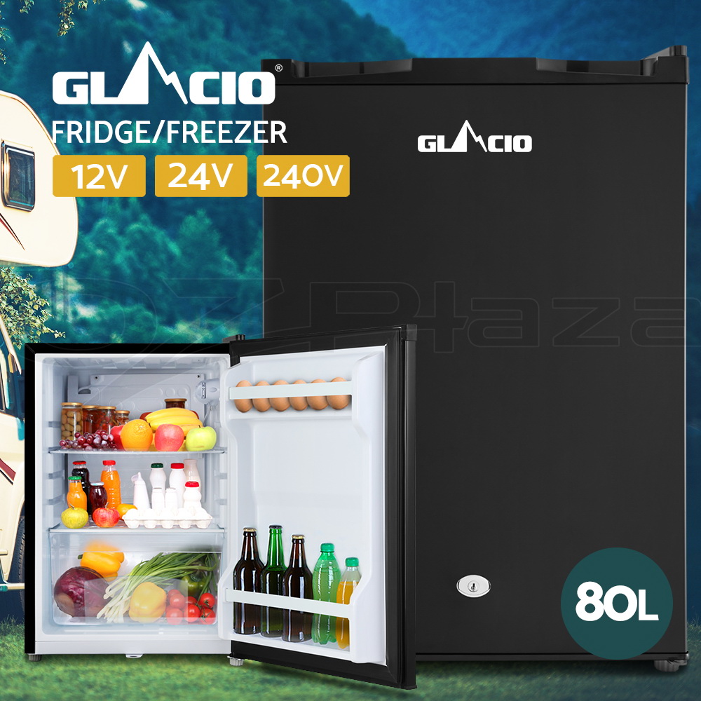 Glacio 80L/90L/95L Portable Bar Fridge Freezer 12V/24V/240V Camping Caravan - Picture 12 of 17