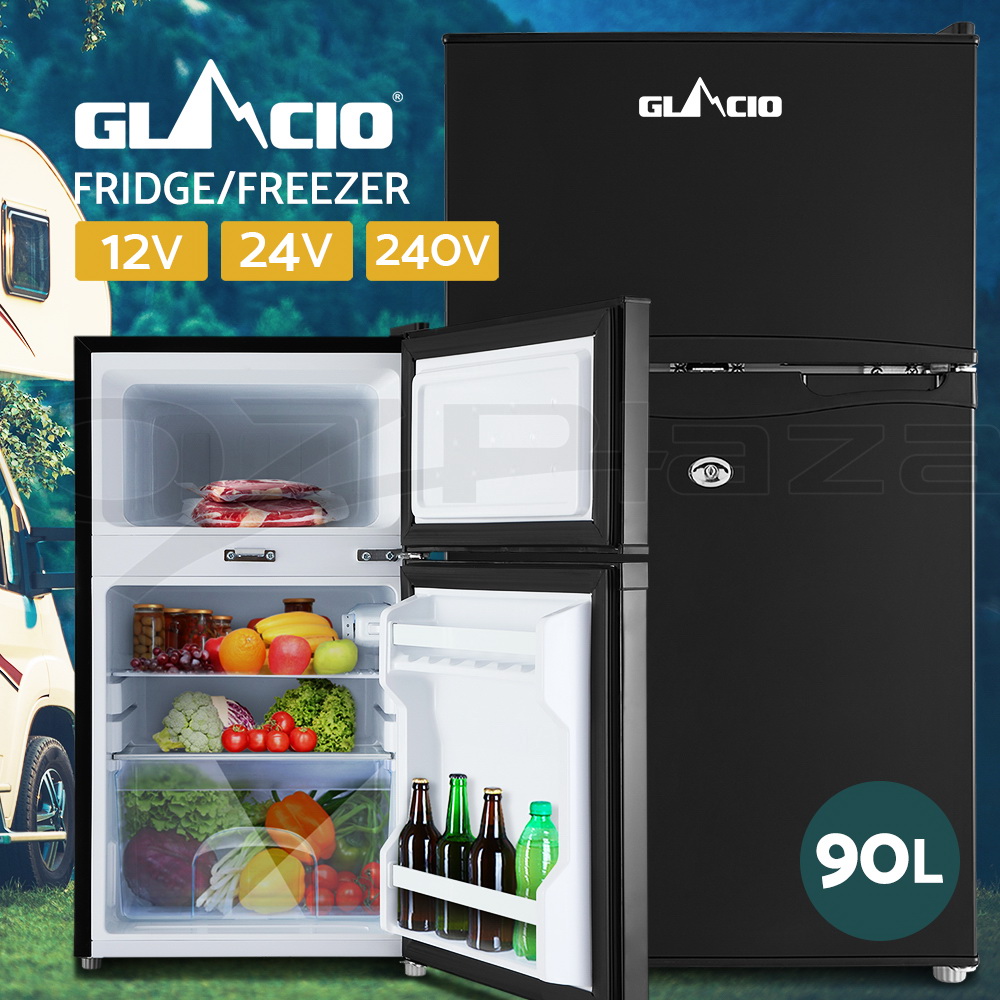 Glacio 80L/90L/95L Portable Bar Fridge Freezer 12V/24V/240V Camping Caravan - Picture 14 of 17