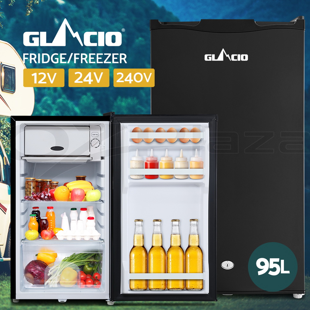 Glacio 80L/90L/95L Portable Bar Fridge Freezer 12V/24V/240V Camping Caravan - Picture 16 of 17