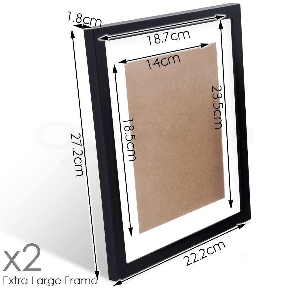 26 pcs Picture Photo Frame Set Wall Black Decor Art Gift Present eBay