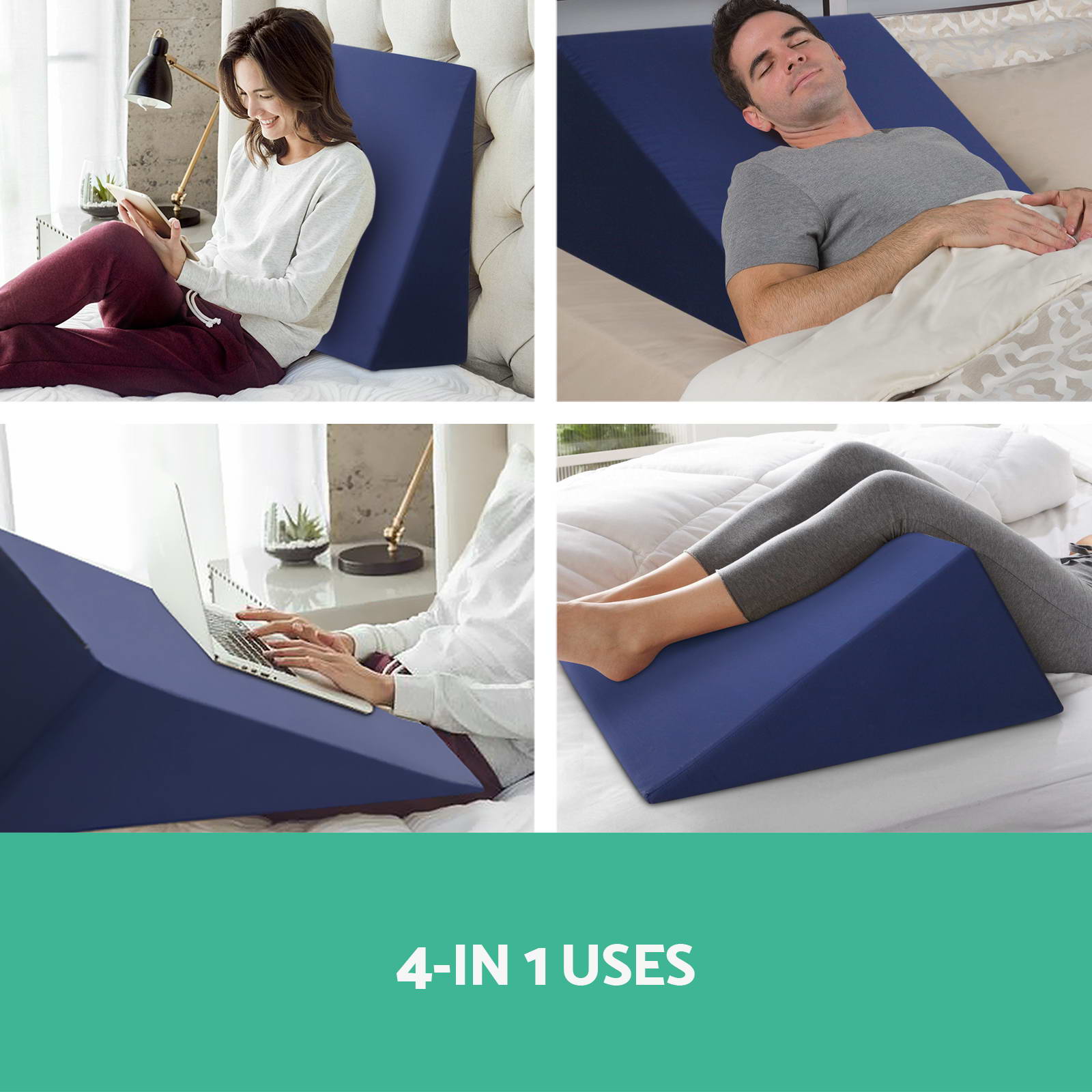 Giselle bedding memory foam wedge pillow cushion neck