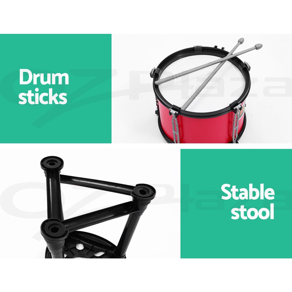 Keezi Kids Drum Set Pretend Play Kit Children Mini Band Play Drums Music Toys - Picture 19 of 33